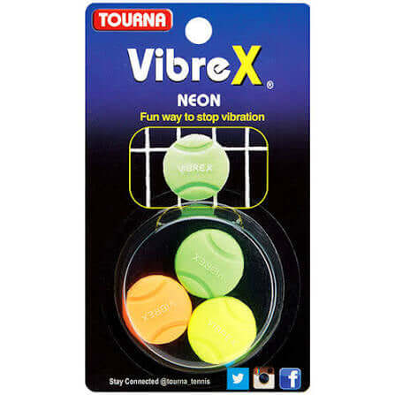 Load image into Gallery viewer, Tourna Vibrex Neon Vibration Dampeners (3 Pack)