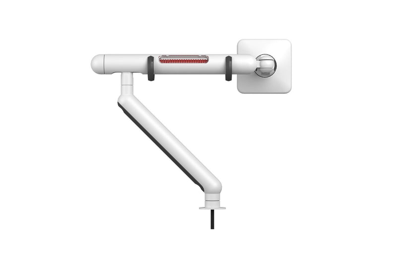 Load image into Gallery viewer, UFOU Kyber Monitor Arm Single Mount Bracket Heavy Duty Star Wars - White-2