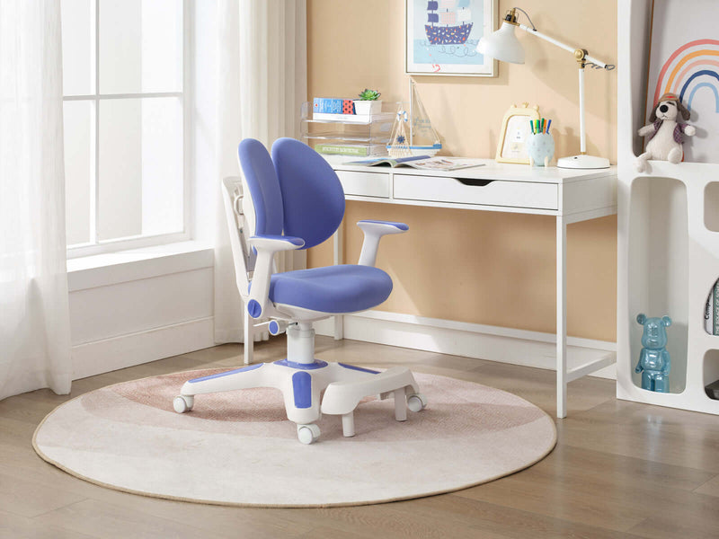 Load image into Gallery viewer, Ergonomic Children Kids Study Chair Set of 4 Height Adjustable - Blue-2
