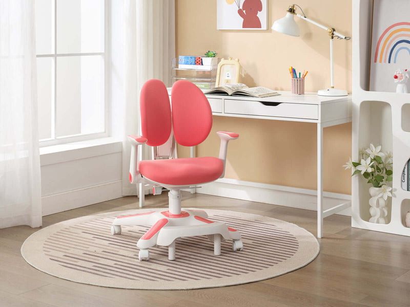 Load image into Gallery viewer, 6x Ergonomic Children Kids Study Chairs Height Adjustable - Pink-2