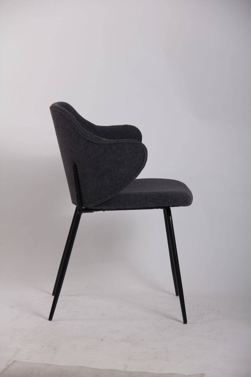 Load image into Gallery viewer, Set of 4 Dining Chairs in Graphite-3