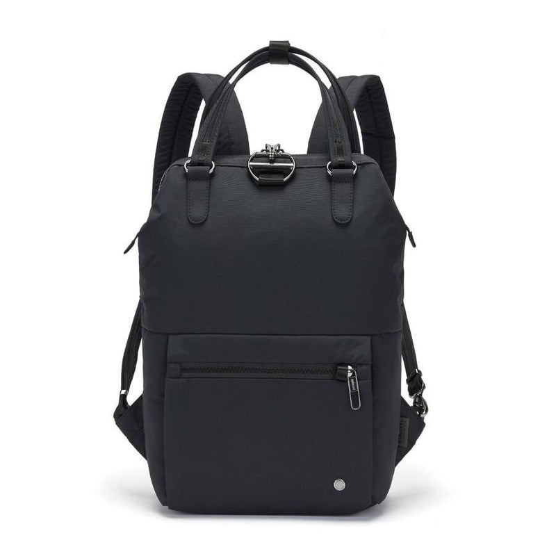 Load image into Gallery viewer, Pacsafe Citysafe CX Econyl Anti-Theft Mini Bag Backpack in Black-1