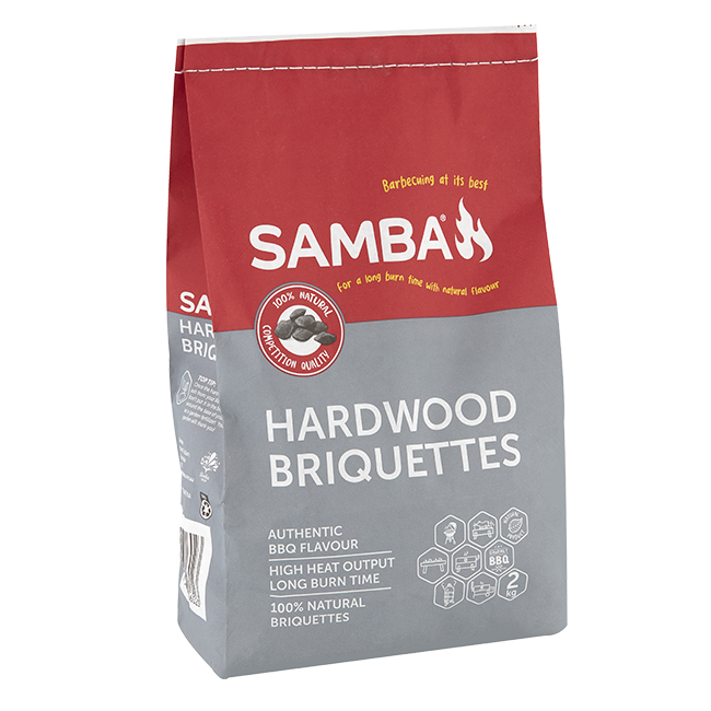 Load image into Gallery viewer, 2kg SAMBA Hardwood Briquettes for Authentic BBQ Grilling - Product of Argentina-0