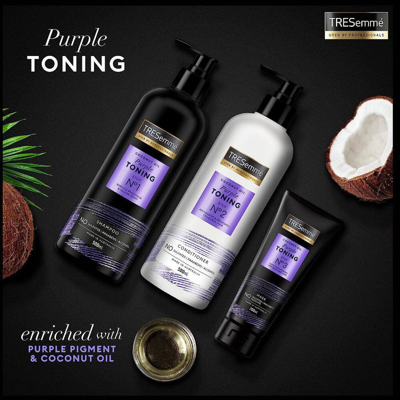 Load image into Gallery viewer, Tresemme 200ml Hair Mask Coconut Oil Purple Toning Step No3-4