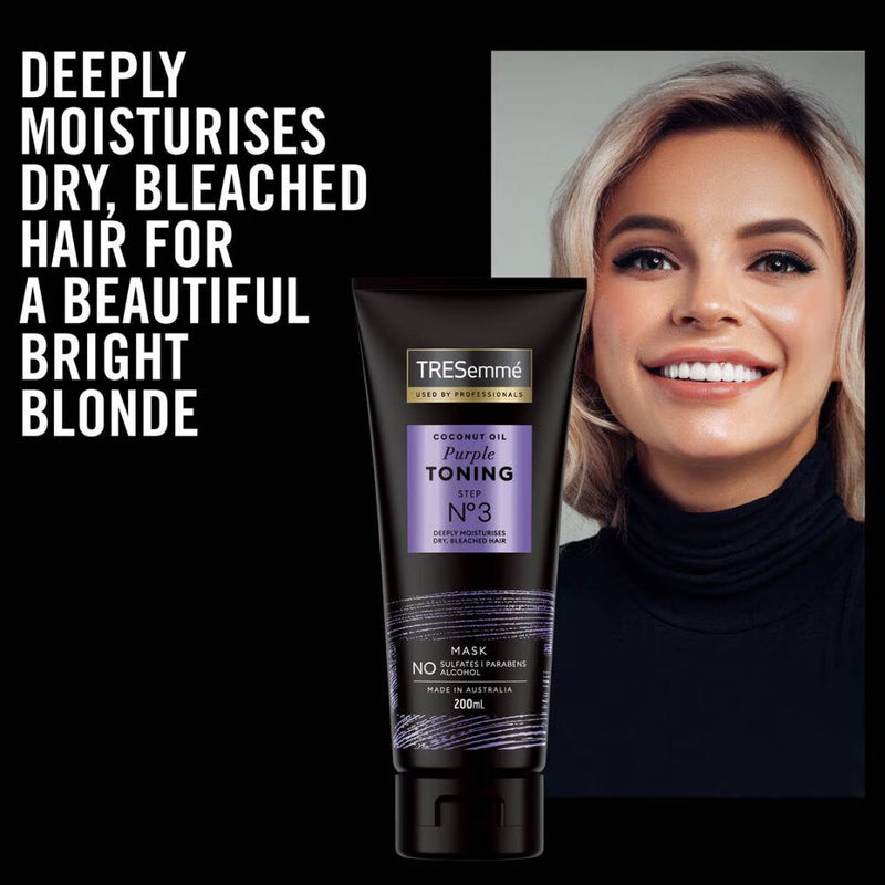 Load image into Gallery viewer, Tresemme 200ml Hair Mask Coconut Oil Purple Toning Step No3-3