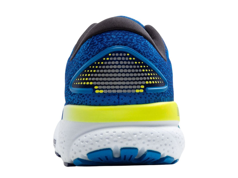 Load image into Gallery viewer, Mens Brooks Ghost 16 Running Shoes in Electric Blue/Navy/Lemon – Size 12