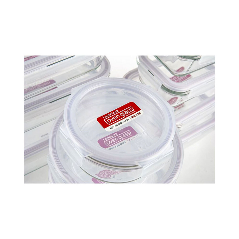 Load image into Gallery viewer, Lock & Lock 10-Piece Borosilicate Glass Complete Storage Container Gift Set w/ Lids-4