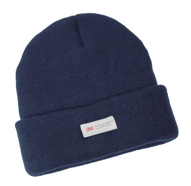 Load image into Gallery viewer, Dents 3M Thinsulate Pull On Beanie Hat Ski Knit Thermal Insulated in Navy Blue-1