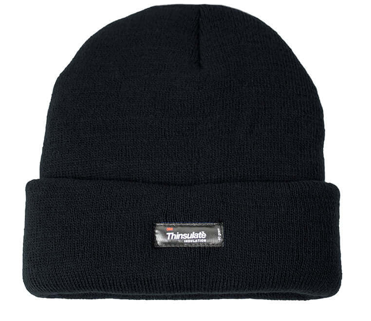 Load image into Gallery viewer, DENTS 3M THINSULATE Pull On Beanie Ski Knit Thermal Insulated Hat - Black-0