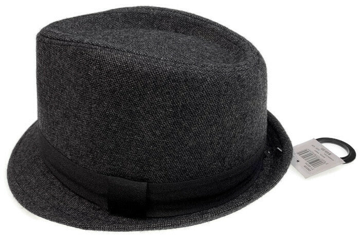 Load image into Gallery viewer, DENTS Wool Trilby Hat Stingy Brim w Band Fedora Warm Winter Fully Lined - Charcoal-2