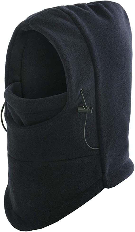 Load image into Gallery viewer, Windproof Thermal Fleece Balaclava Beanie Hat Full Face Mask Ski - Black-0