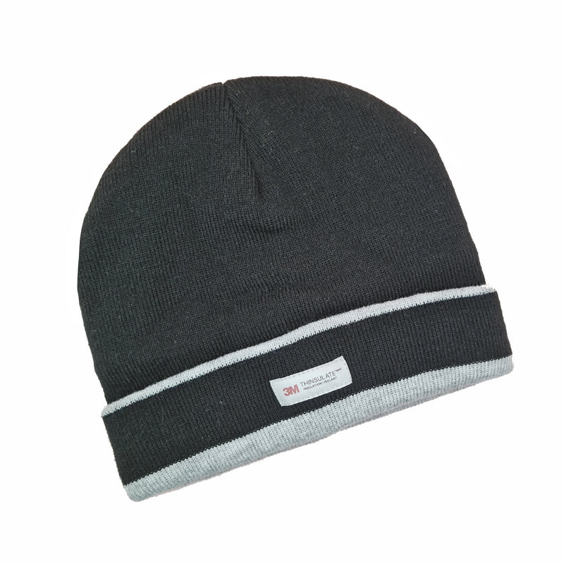 Load image into Gallery viewer, Dents 3M Thinsulate Beanie Hat with Contrast Brim Edge - Black-1