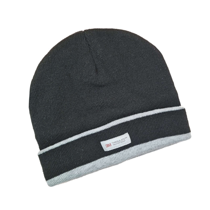Load image into Gallery viewer, Dents 3M Thinsulate Beanie Hat with Contrast Brim Edge - Black-0