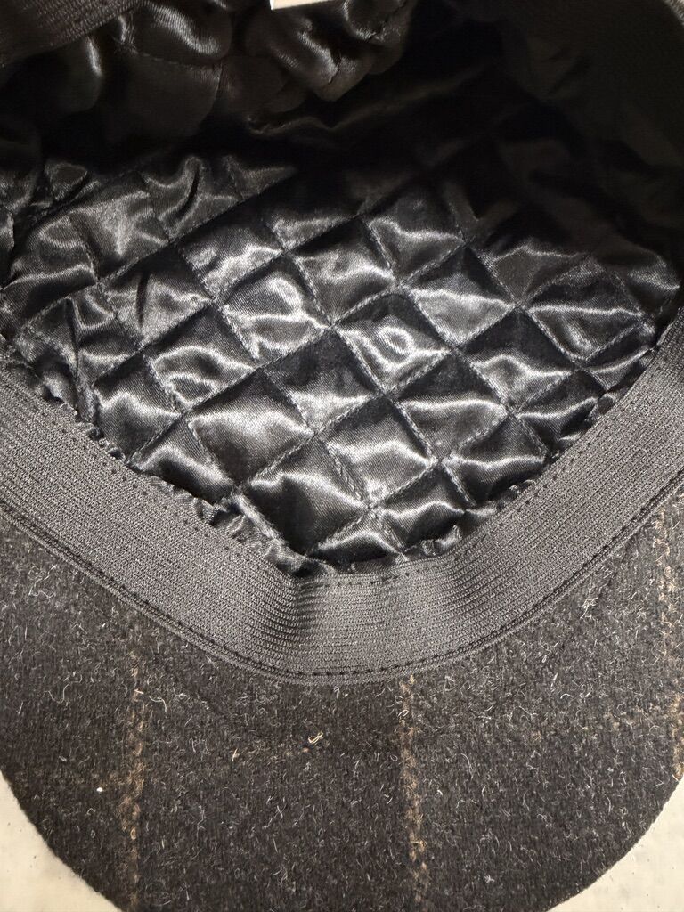 Load image into Gallery viewer, Dents Mens Quilted Woolmix Flat Ivy Cap in Black (Wool/Polyester) - Size S/M-3