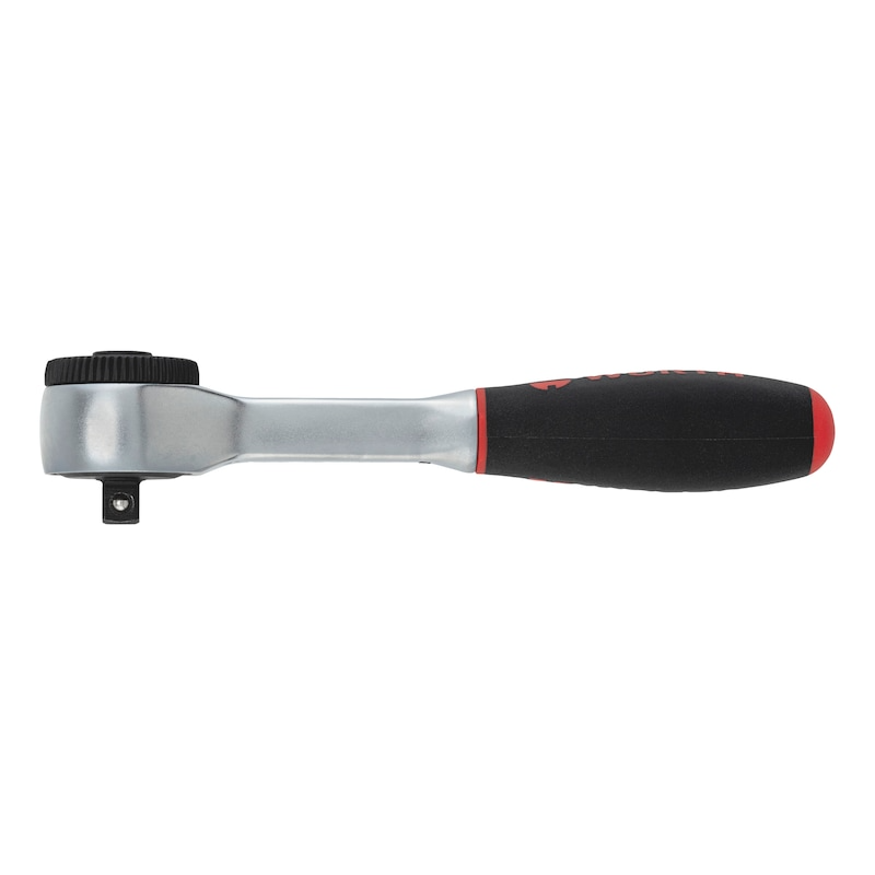 Load image into Gallery viewer, Wurth 1/4" Reversible Ratchet Wrench 360 Degree Twist Handle Chrome Vanadium 135mm-3