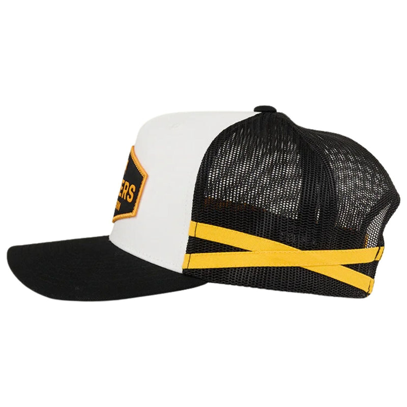 Load image into Gallery viewer, Ringers Western Cunningham Kids Trucker Cap Mesh Back Snapback in Black-4