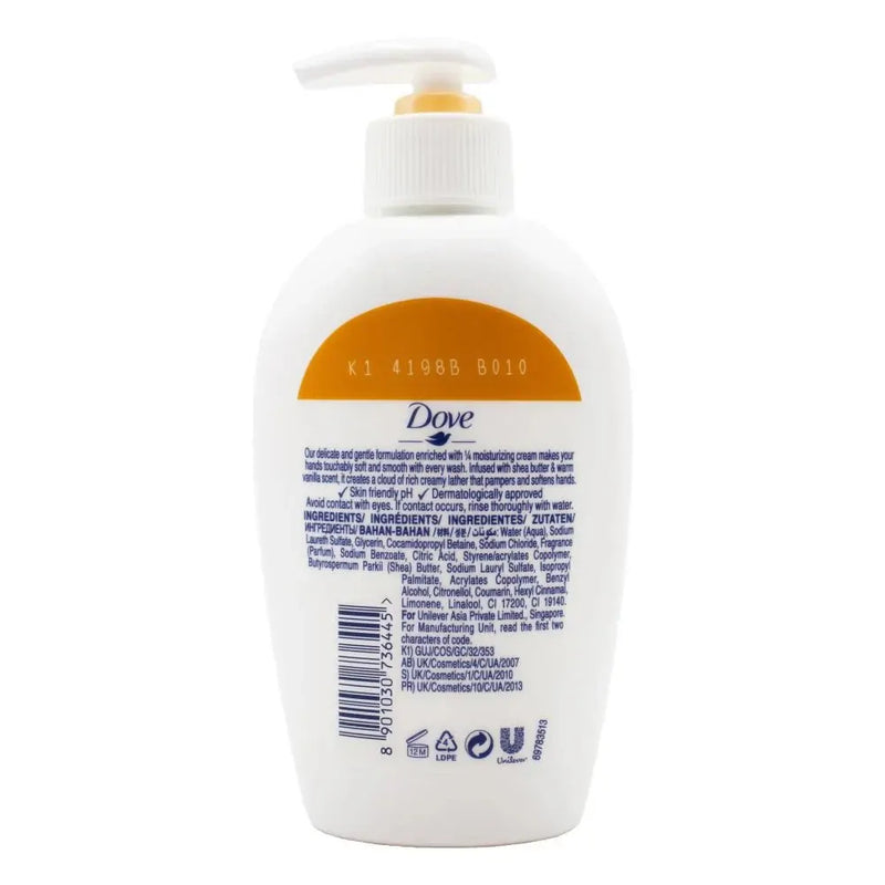 Load image into Gallery viewer, Dove 250ml Handwash Nourishing Shea Butter And Warm Vanilla Scent-2