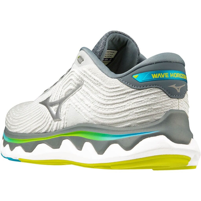 Load image into Gallery viewer, Mizuno Wave Horizon 6 Mens Runners Sneakers Shoes in Pearl Blue/Silver/Bolt