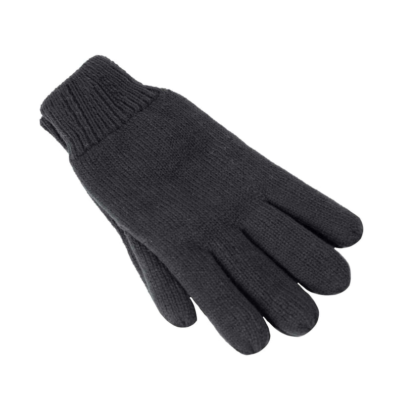 Load image into Gallery viewer, 3M THINSULATE Gloves Snow Ski Knitted Polar Fleece Lined Thermal in Black-0
