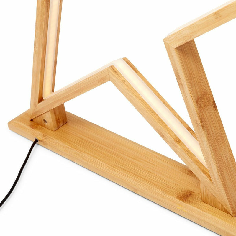 Load image into Gallery viewer, 52cm Bamboo Star LED Table Desk Lamp Light Modern Designer - Natural-2