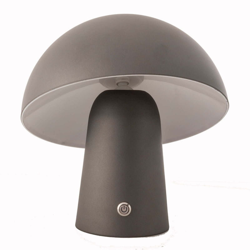 Load image into Gallery viewer, LED Cordless Mushroom USB Rechargeable Table Lamp Dimming Night Light - Steel Grey-2