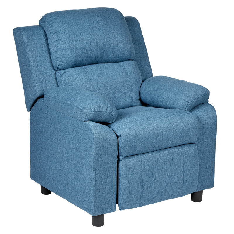 Load image into Gallery viewer, Erika Navy Blue Adult Recliner Sofa Chair Blue Lounge Couch Armchair Furniture-2