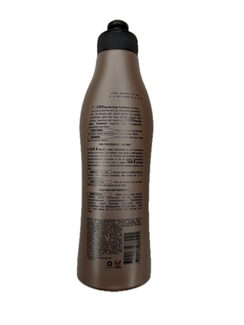 Load image into Gallery viewer, Recamier Professional Salon In Keratin Deep Treatment Moisture Creme 500g-3