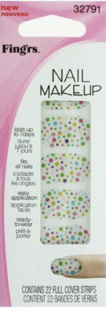 Load image into Gallery viewer, Fing'rs Nail Makeup Full Cover Strips 32791 - 1 Pack of 22-1