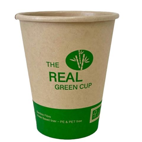Load image into Gallery viewer, 1000x Bamboo Paper Drinking Coffee Cups (Single Wall) w/ Water Based Lining - 7oz (210ml)-2