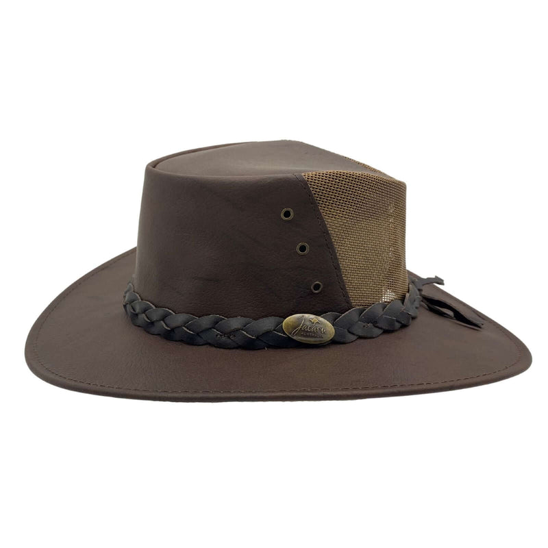 Load image into Gallery viewer, Jacaru 1150 Kangaroo Breeze Hat – Breathable Kangaroo Leather