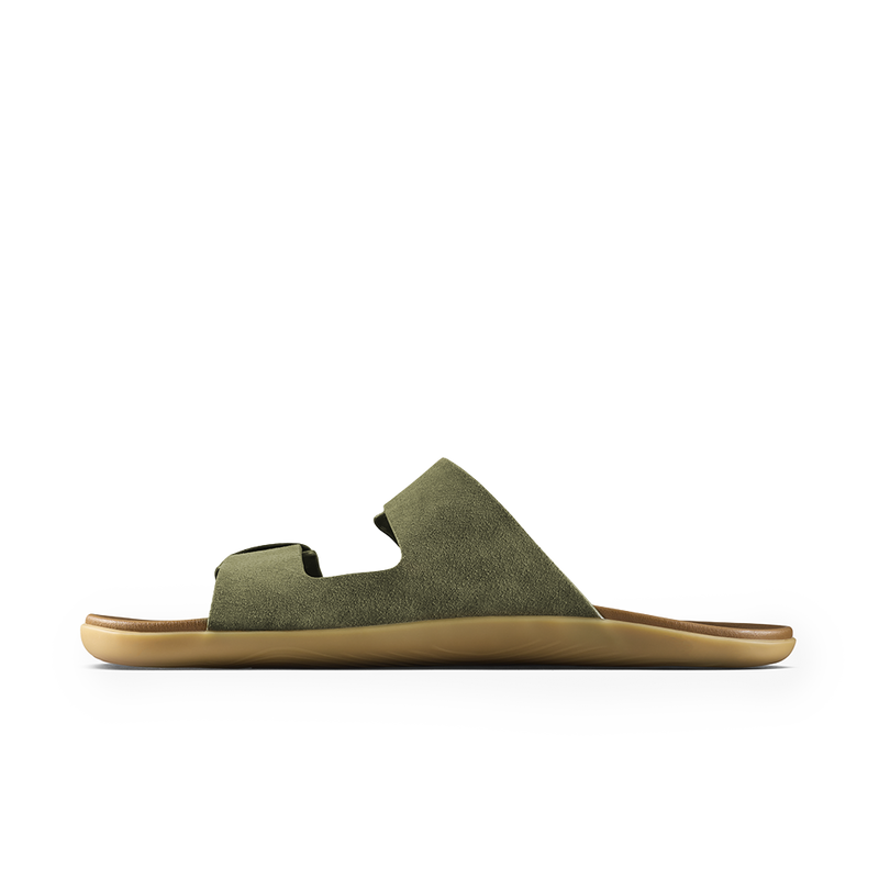 Load image into Gallery viewer, Vivobarefoot Sensus Yin Slide Mens Dark Olive-2