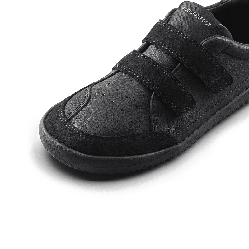 Load image into Gallery viewer, Vivobarefoot Gobi Sneaker School Preschool – Obsidian