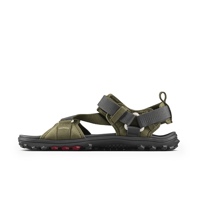 Load image into Gallery viewer, Vivobarefoot Tracker Ora Sandal Women's Barefoot Adventure Sandal – Dark Olive