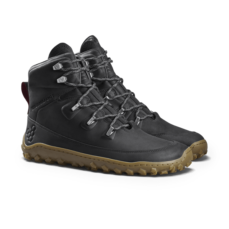 Load image into Gallery viewer, Vivobarefoot Tracker Leather AT II Women's Barefoot Hiking Boot – Obsidian