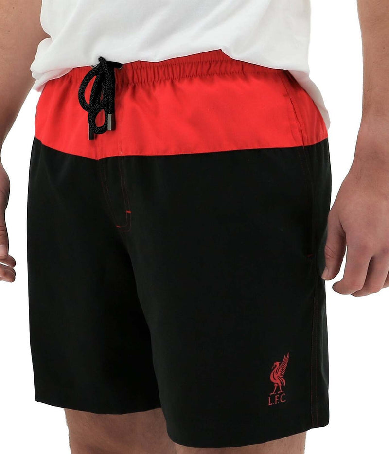 Load image into Gallery viewer, Liverpool FC Mens Two Tone Board Shorts Summer YNWA Liverbird LFC Swim Swimmers