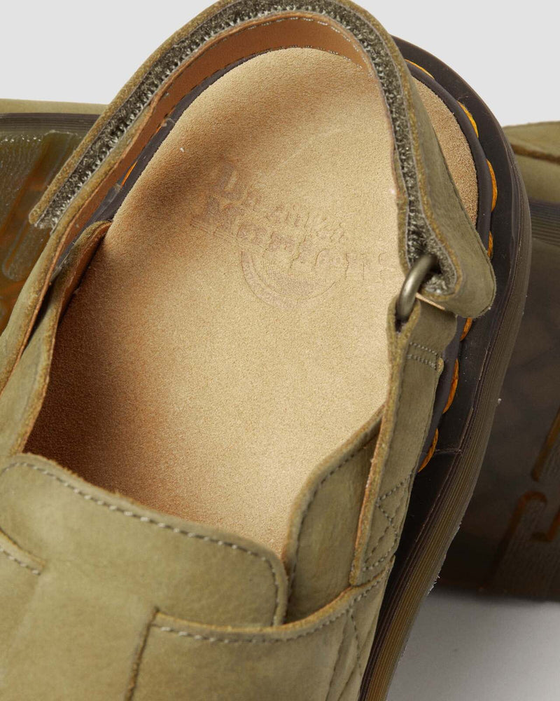 Load image into Gallery viewer, Dr. Martens Jorge II Sling Back Shoes Sandals Slip On in Olive Nubuck