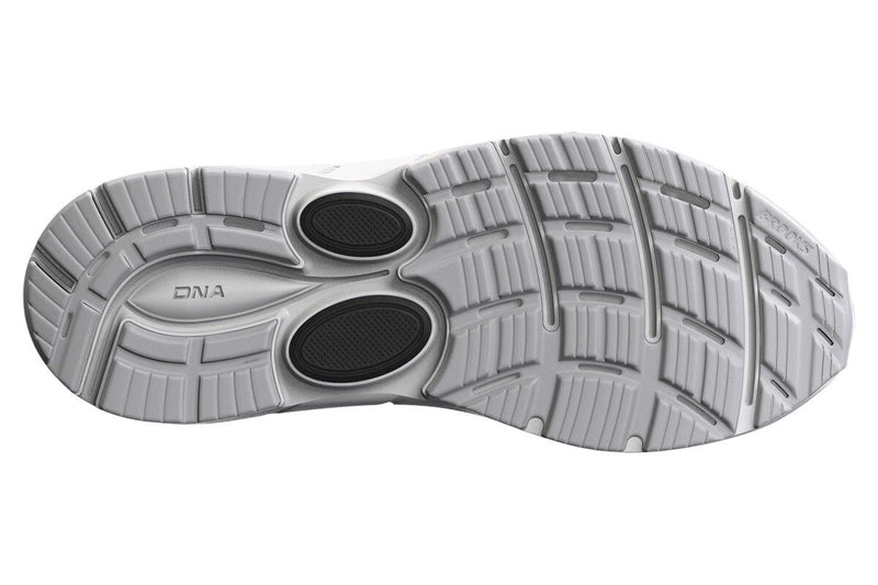 Load image into Gallery viewer, Mens Brooks Dyad 11 Running Shoes in Grey/Black/White – Size 11.5, 2E Width