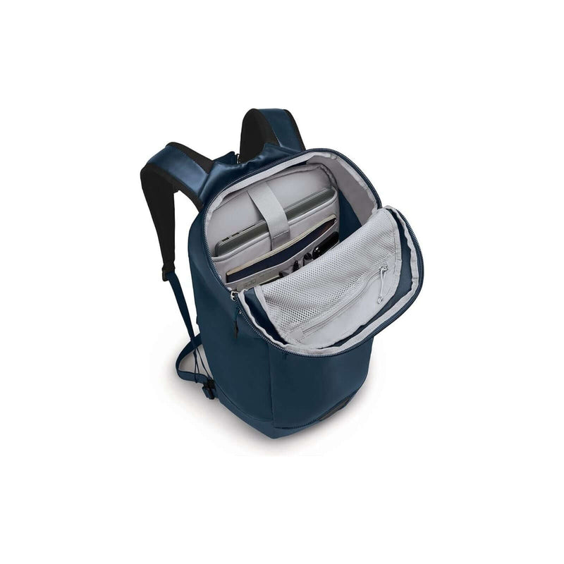 Load image into Gallery viewer, Osprey Transporter Small Zip Top Bag Backpack - Venturi Blue-2