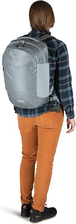 Load image into Gallery viewer, Osprey Panel Loader Travel Backpack Bag - Smoke Grey (25L)-3