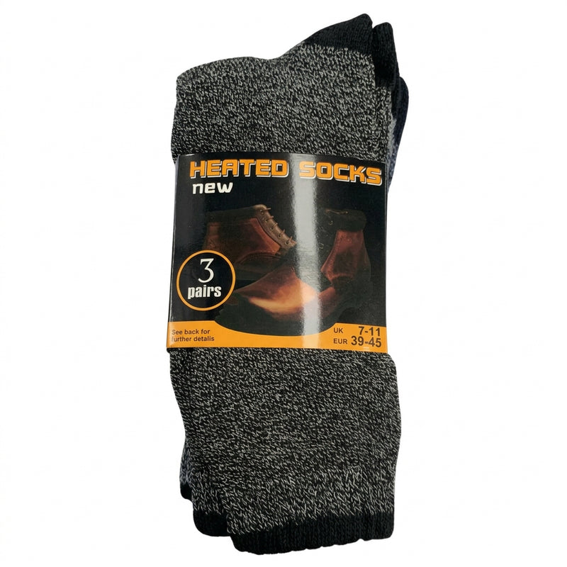 Load image into Gallery viewer, Men's Brushed Thermal Socks - 6 Pairs, UK 7–11