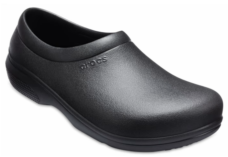 Load image into Gallery viewer, Crocs Mens On-The-Clock Work Slip-On Waterproof Slip-Resistant - Black