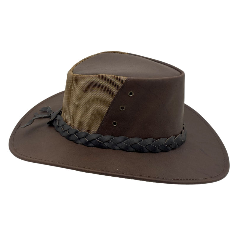 Load image into Gallery viewer, Jacaru 1150 Kangaroo Breeze Hat – Breathable Kangaroo Leather