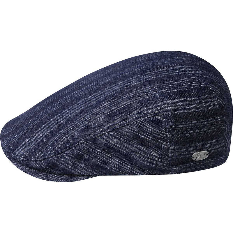 Load image into Gallery viewer, Bailey Mens Gulick Ivy Flat Cap Hat - Navy-0