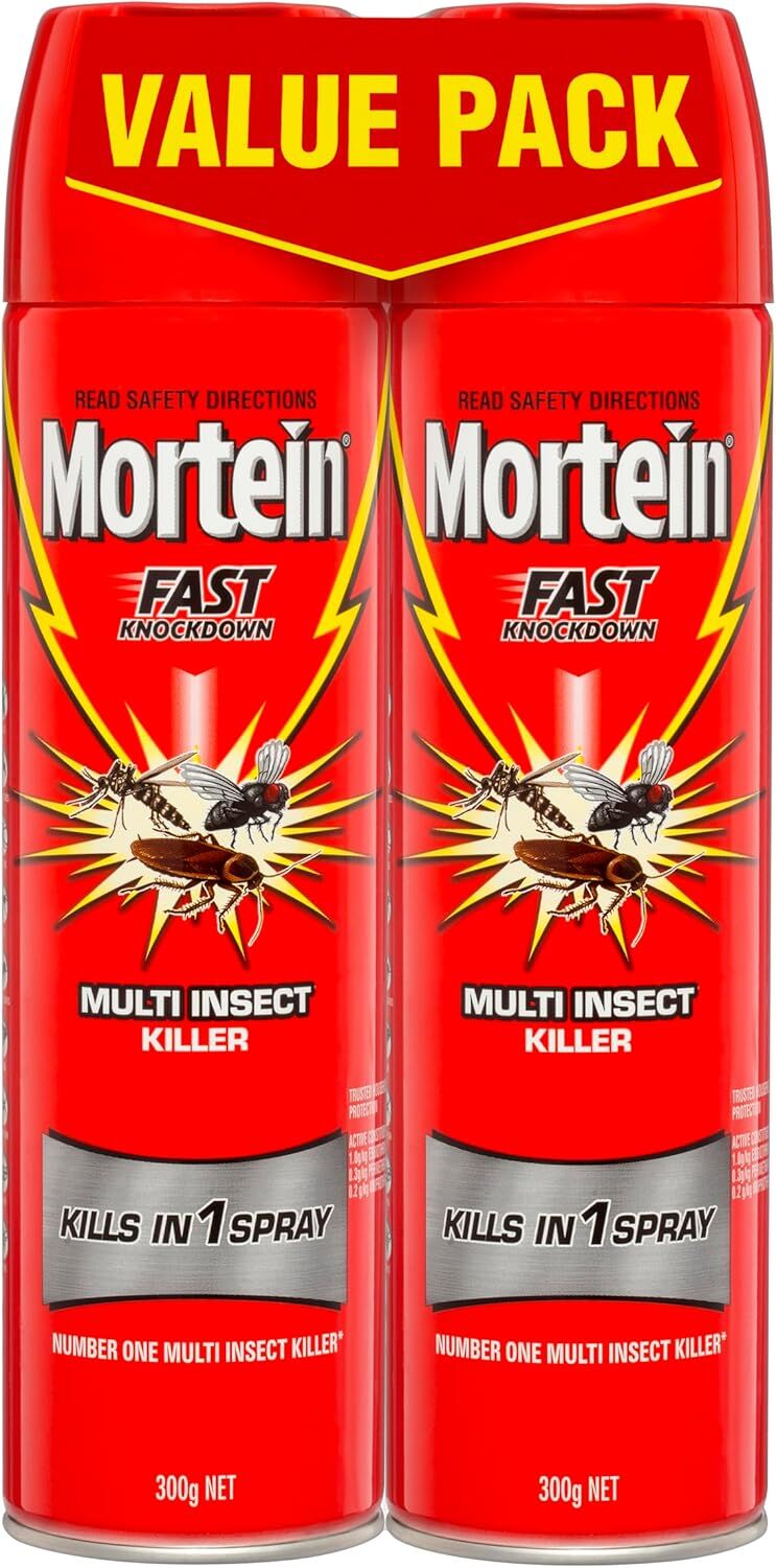 Load image into Gallery viewer, 1 Pack of 2 300g Mortein Fast Knockdown Multi Insect Killer Surface Spray-1