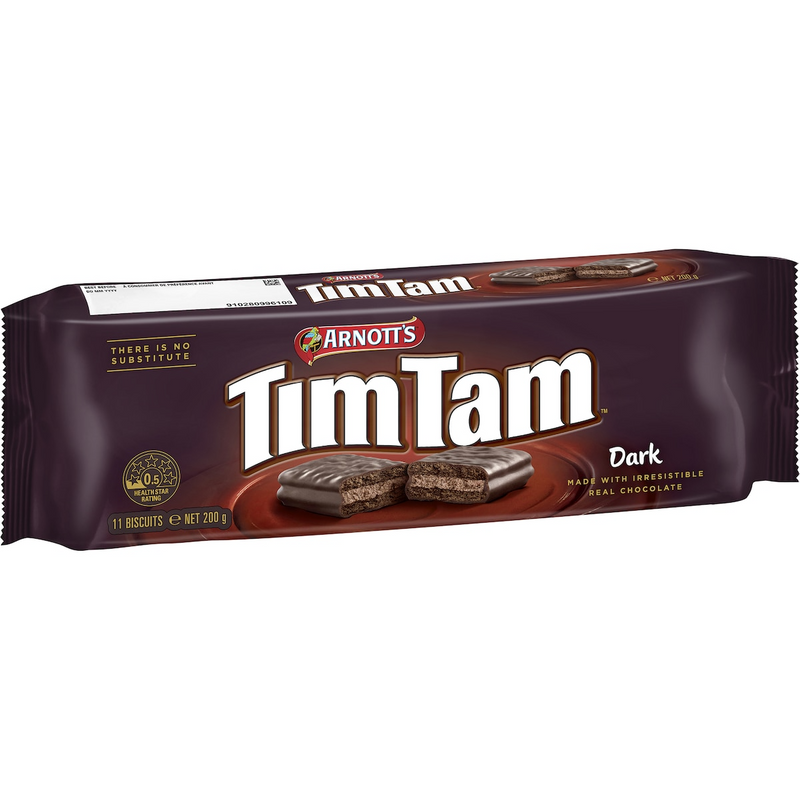 Load image into Gallery viewer, Arnott's Tim Tam Dark Chocolate Biscuits 200g - 1 Packet (Fresh Australian Batch)-1