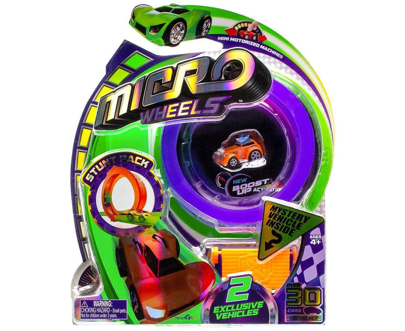 Load image into Gallery viewer, Micro Wheels Series 1 Stunt Vehicle Pack Toys - Assorted Colours-1