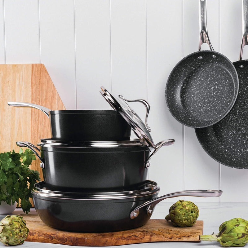 Load image into Gallery viewer, salt&pepper Tan-ium Cookware Set - 5 Piece - Aluminium Cookware Set-2