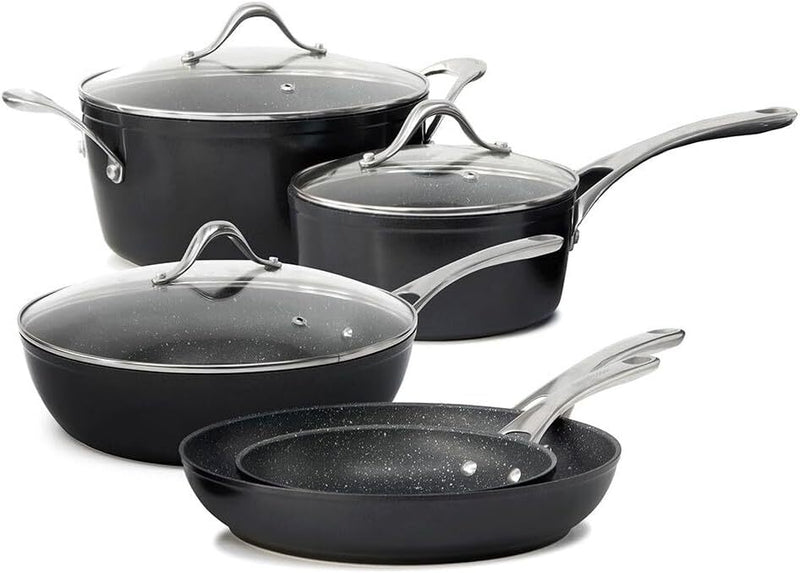 Load image into Gallery viewer, salt&pepper Tan-ium Cookware Set - 5 Piece - Aluminium Cookware Set-0