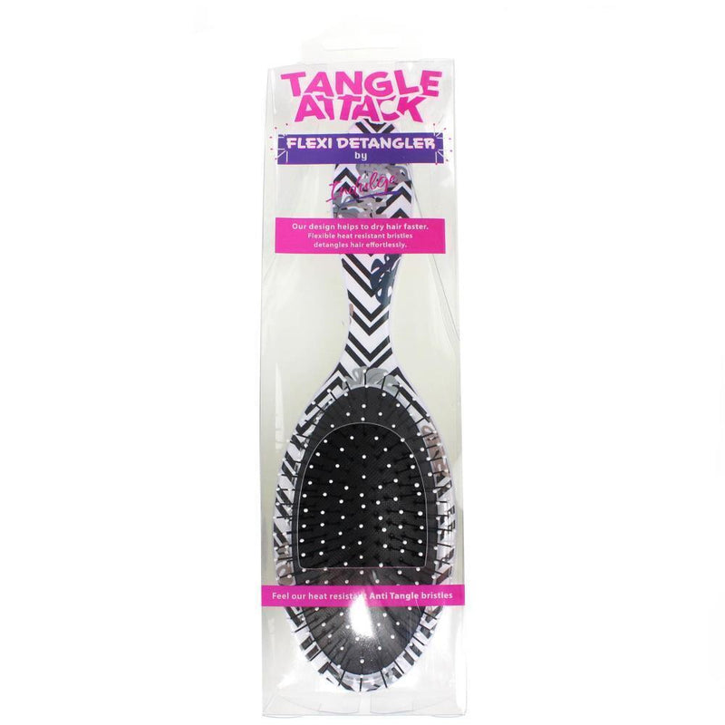 Load image into Gallery viewer, Tangle Attack Flexi Detangler Hair Brush Assorted Designs-0