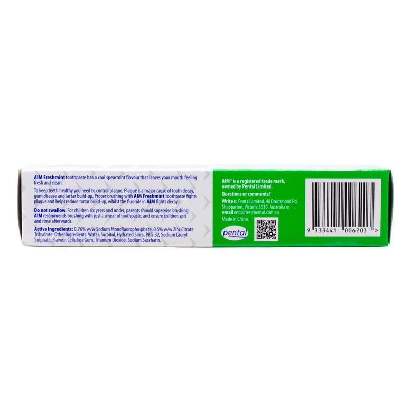 Load image into Gallery viewer, Aim Freshmint Toothpaste 90g-2